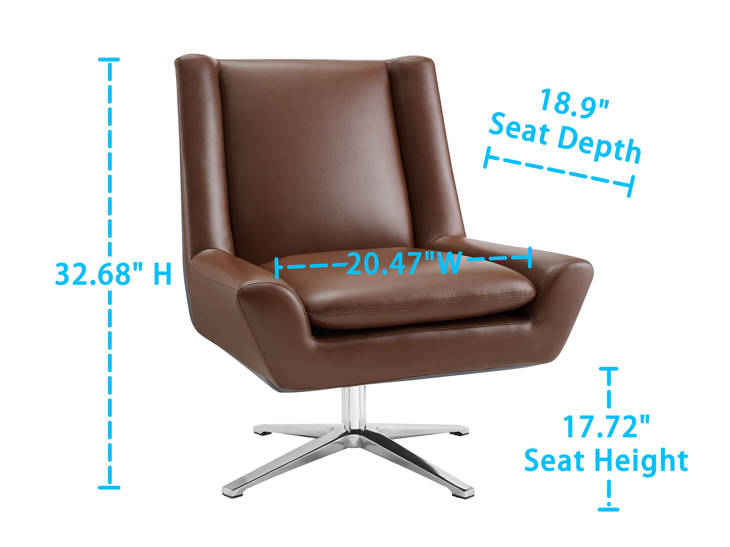 Volans Modern Office Executiver Chair With Aluminum Rotation Base Meeting Room Reference Chair