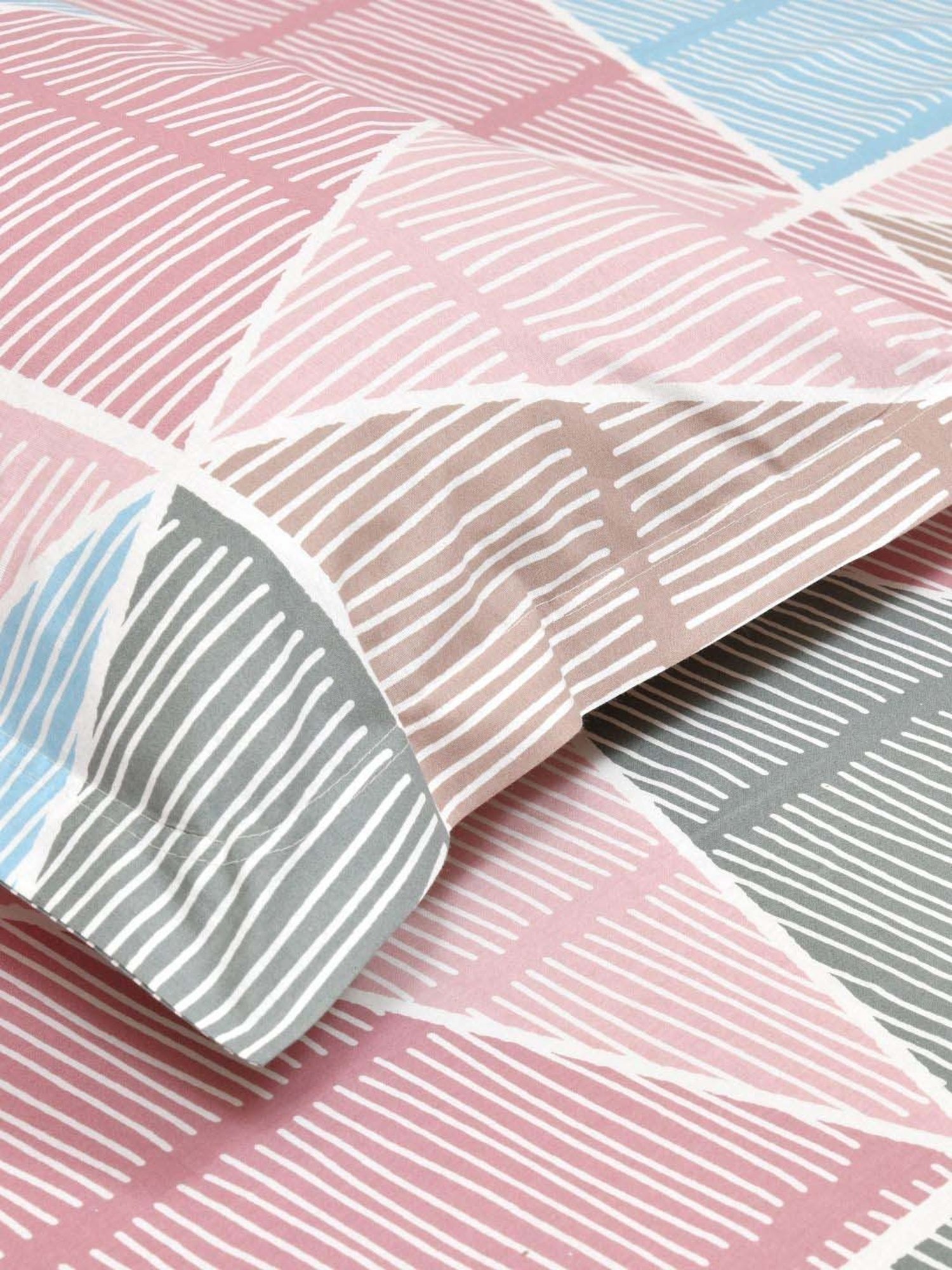 Maspar Purple 100% Cotton 200 TC Bed Sheet Set