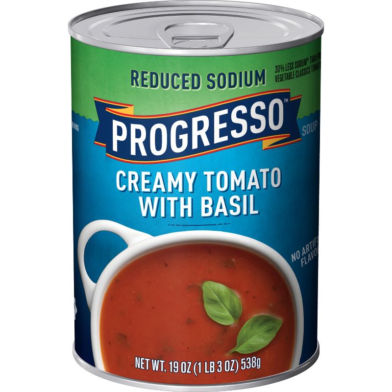 Progresso High Fiber Creamy Tomato Basil Soup 19oz