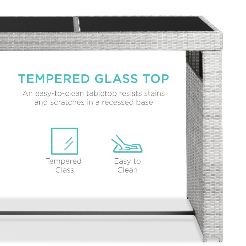 Slat Top Serving Cart - Gray - Apollo Outdoor