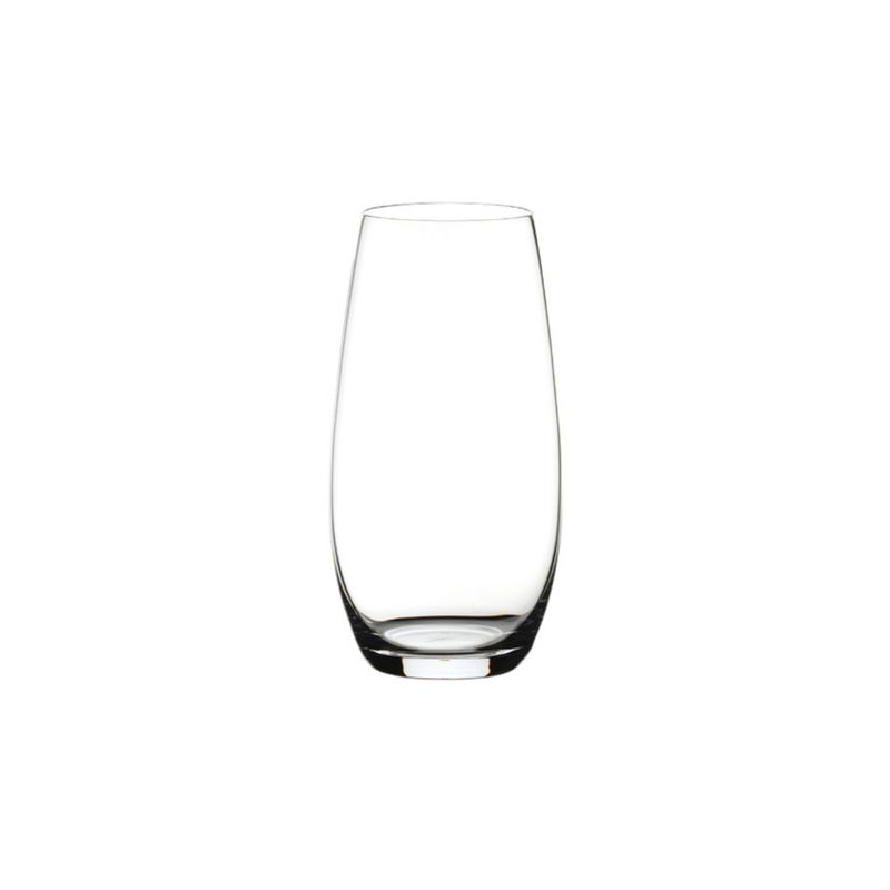 Riedel O Wine 9.31-Ounce 4.8-Inch Drink Glass Tumbler Champagne Stemless Home Kitchen and Bar Fine Crystal Flute Glasses, Set of 2