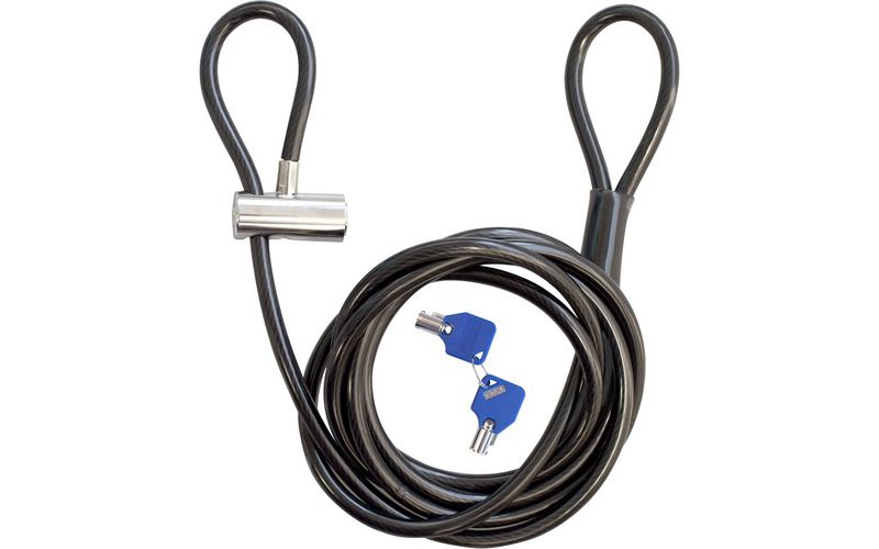 Codi Adjustable Loop Key Cable Lock - Galvanized Steel, Steel - 6 ft