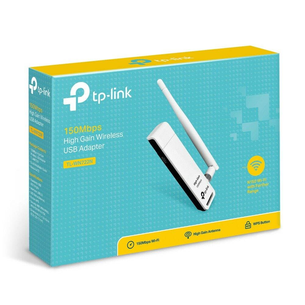 TP-Link TL-WN722N (V3.0) 150Mbps High Gain Wireless USB WiFi Network Adapter