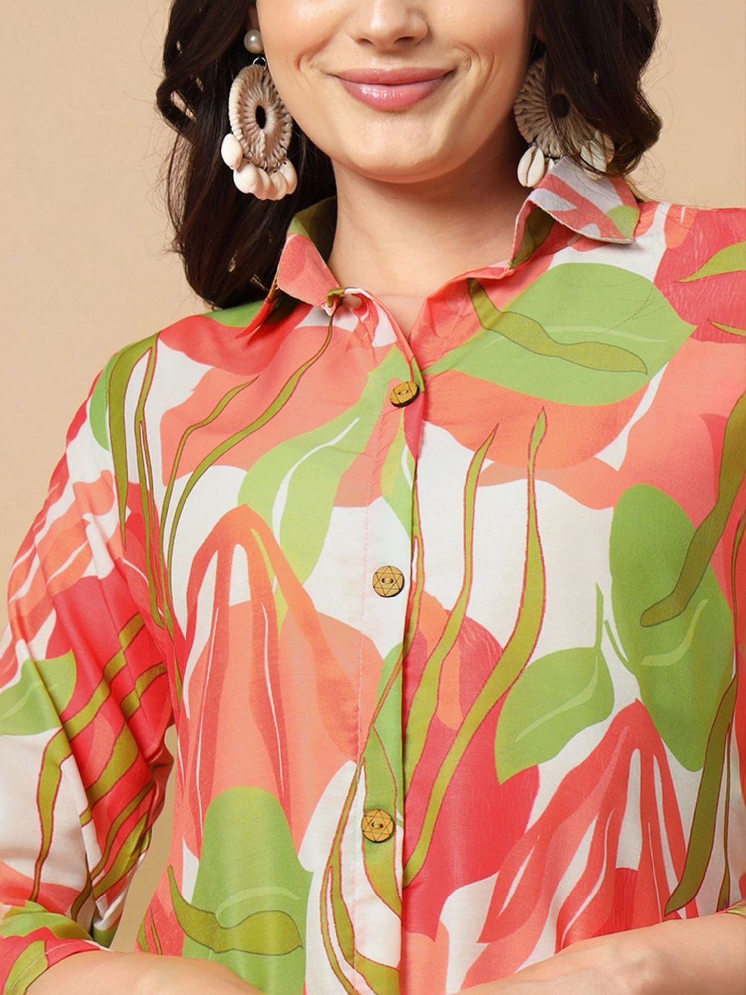 Skylee Multicolored Printed Kurta Pant Set