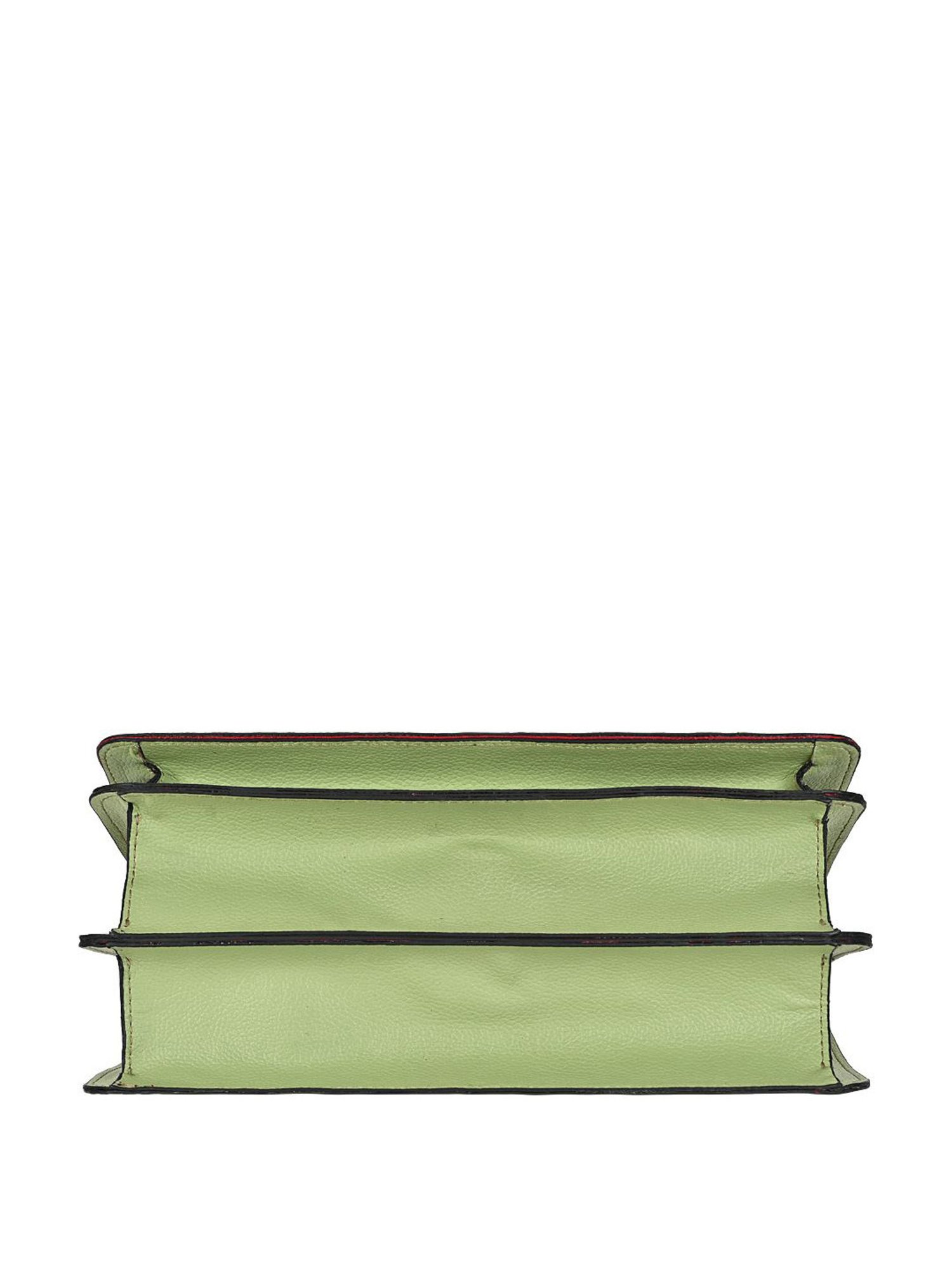 Horra Green Solid Shoulder Handbag