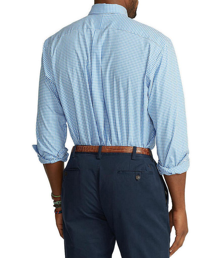 Visconti Big & Tall Check Skulls Print Long-Sleeve Woven Shirt