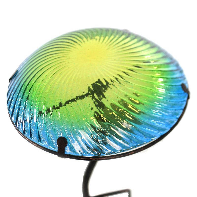 Home & Garden 10.0" Swirl Dazzle Stake Yard Decor Regal Art & Gift  -  Decorative Garden Stakes