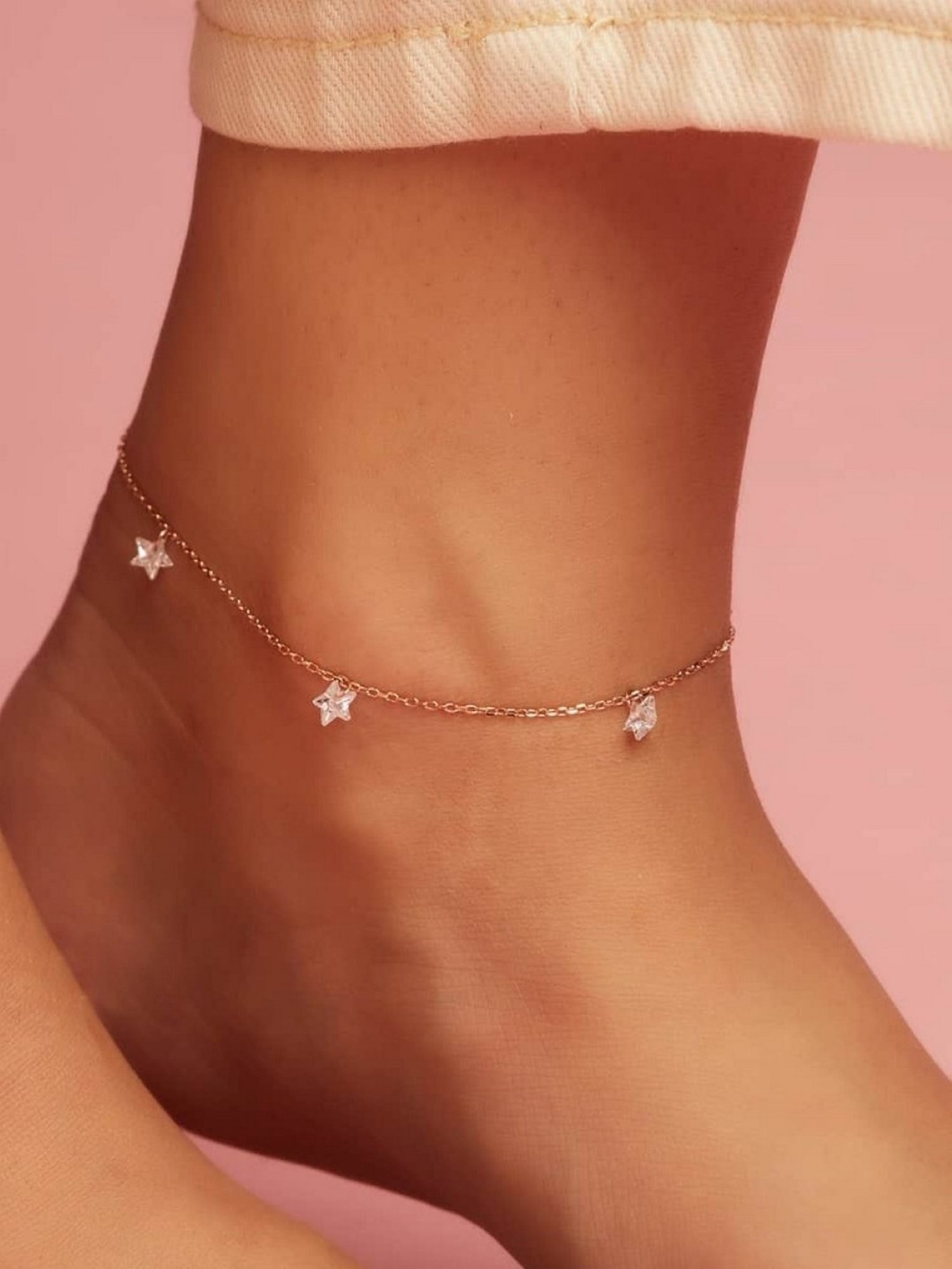 Silberry 92.5 Sterling Silver Isabelle Anklet