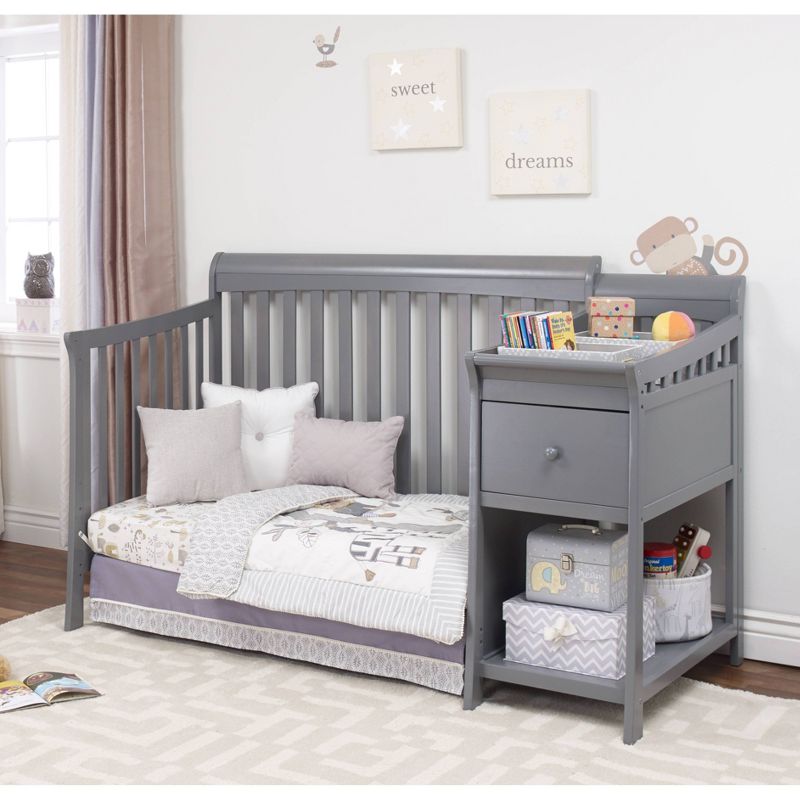 Sorelle Florence Crib & Changer Gray