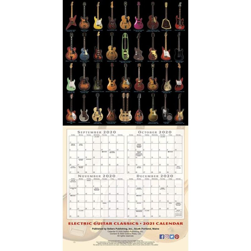 Sellers Publishing, 2021 Outlander 16-Month Wall Calendar