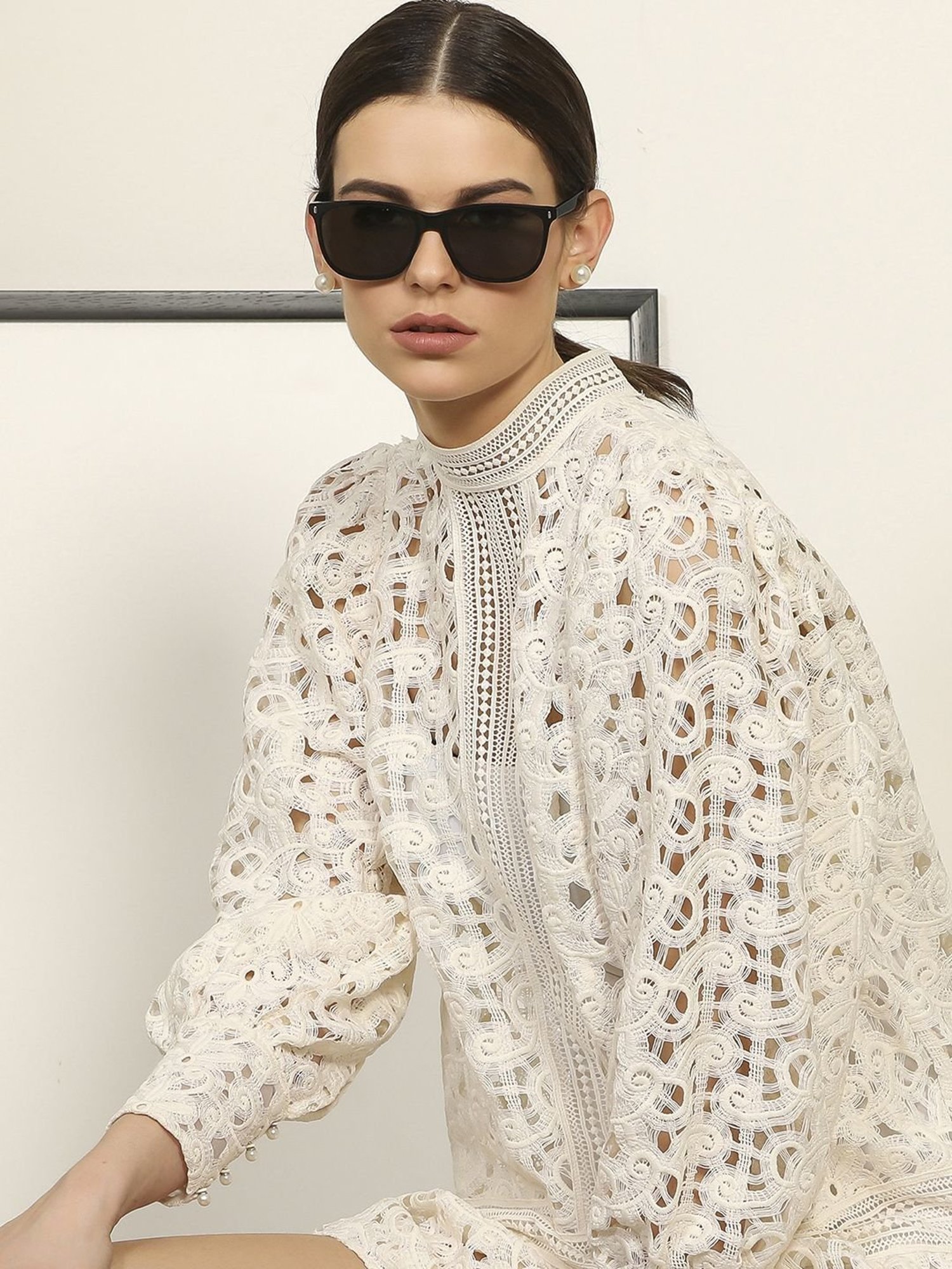 John Jacobs JJ S13311 Grey Square Sunglasses