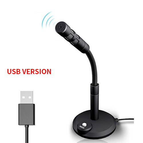 Karaoke Professional Microphone for Computer HD Studio Noise Cancelling USB 3.5mm Microphone Condenser For Recording Vocals PC