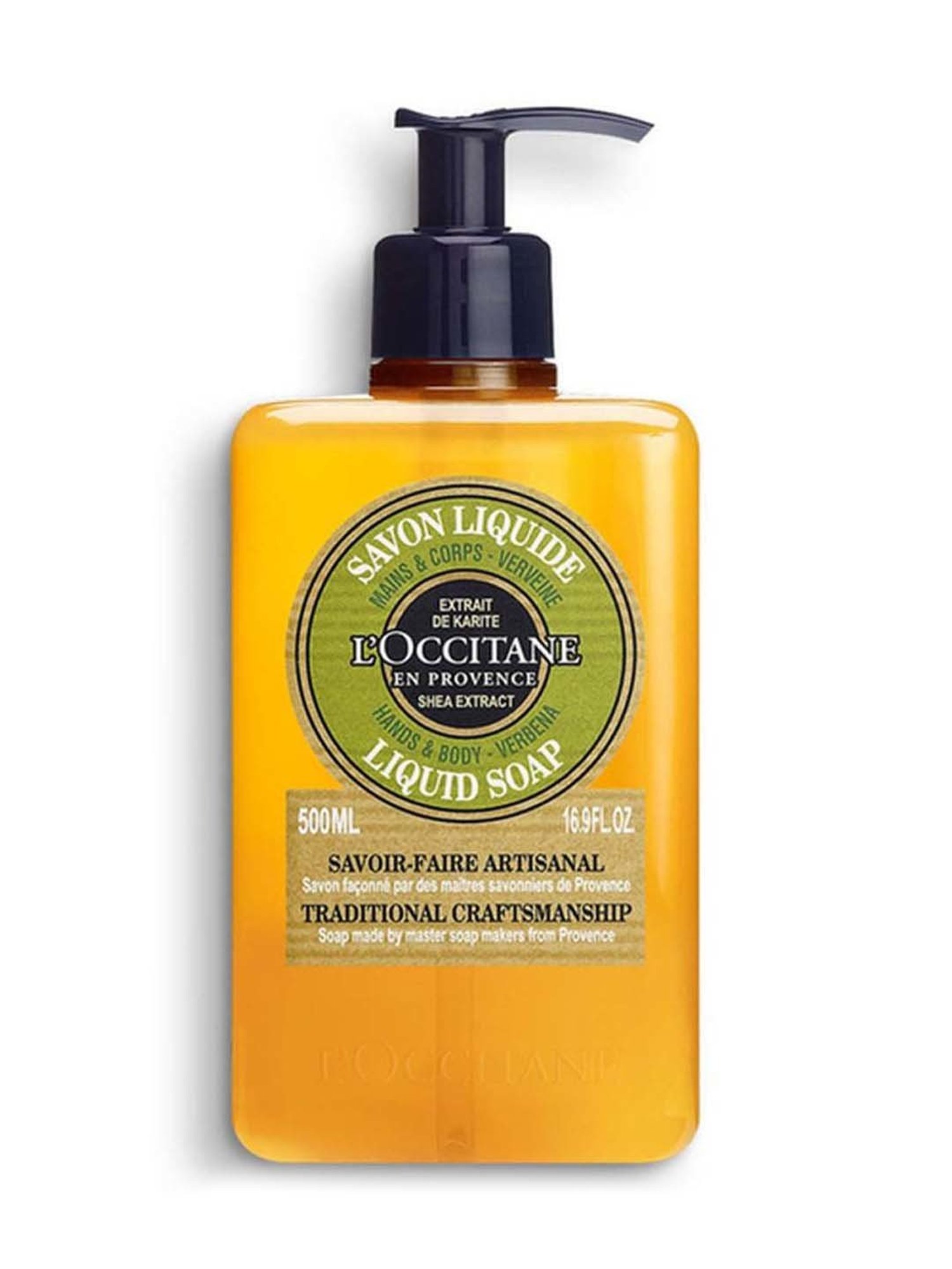 L'Occitane Shea Butter Extract Liquid Soap Verbena - 500 ml