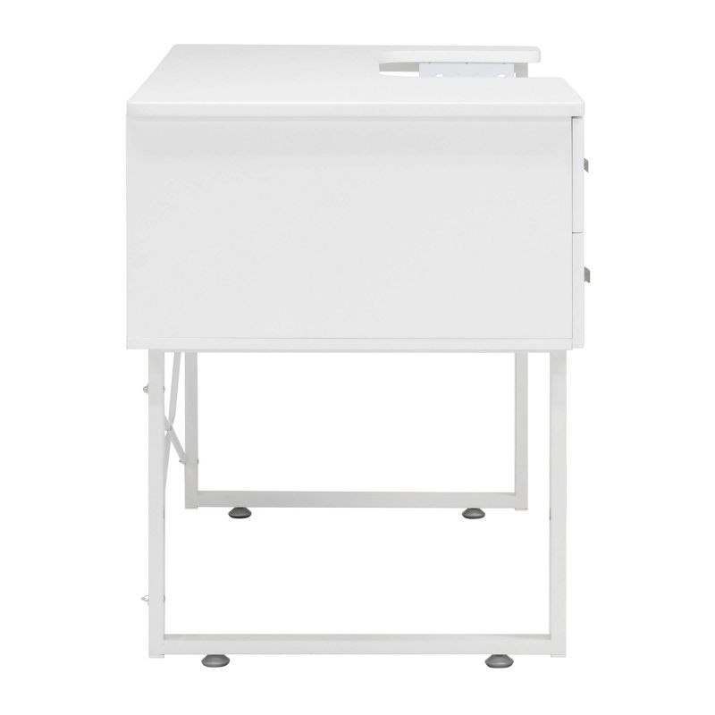 Pro-Line Sewing Table with Two Drawers White - Sew Ready