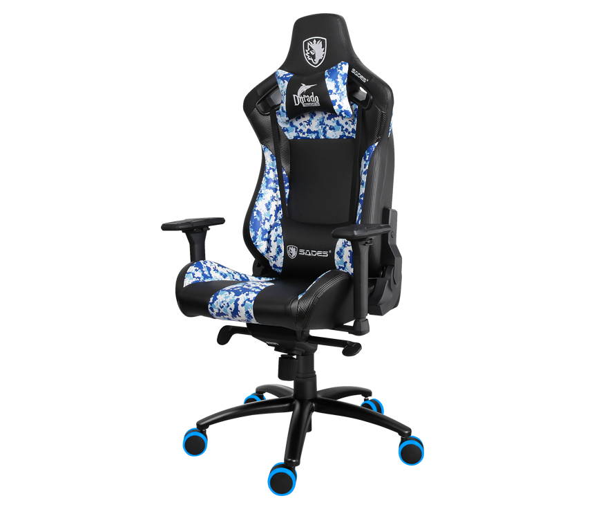 SADES Dorado Gaming Office Chair High Back Racing Style PU Leather Swivel High Backrest