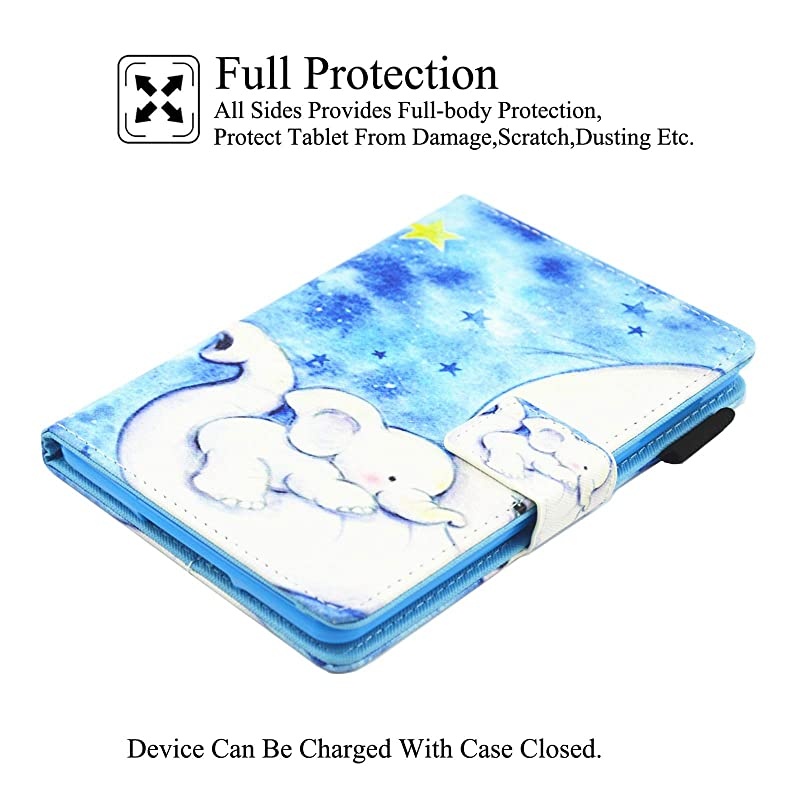 Kindle Paperwhite Case, PU Leather Case with Auto Wake/Sleep Smart Cover Thinnest and Lightest Case for  Kindle Paperwhite (Fits All 2012, 2013, 2015 and 2016 Versions) (Elephant)