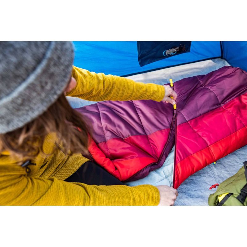 Sierra Designs Eldora 20 Degree Fahrenheit Mummy Sleeping Bag - Red