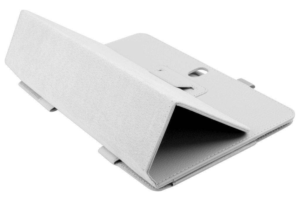 Hellfire Trading Magnetic PU Leather Case for Samsung Galaxy Tab 4 10.1" T530 - White