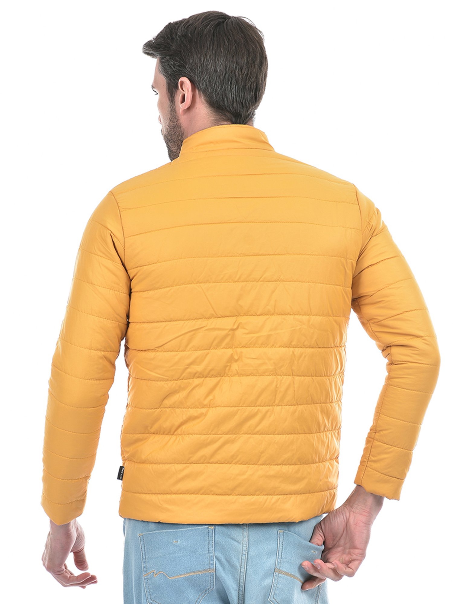 Integriti Mustard & Olive  Regular Fit Reversible Jacket