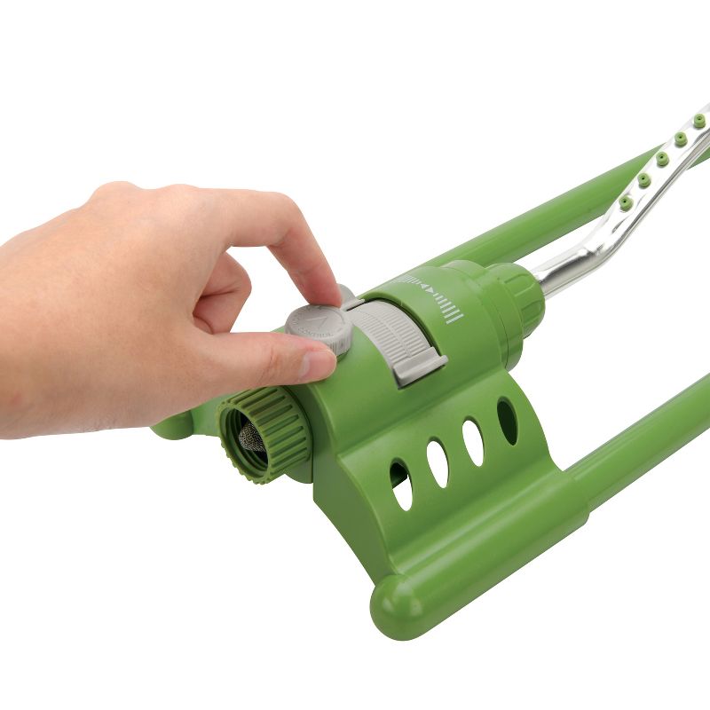 Martha Stewart MTS-OSPR18M Oscillating Sprinkler | 4295 sq ft Max Coverage | 18 Precision Nozzles