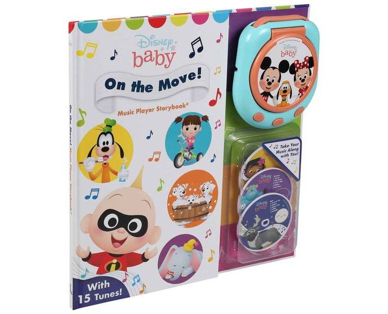 Disney Baby: On the Move! Music Player - by Maggie Fischer (Board Book)