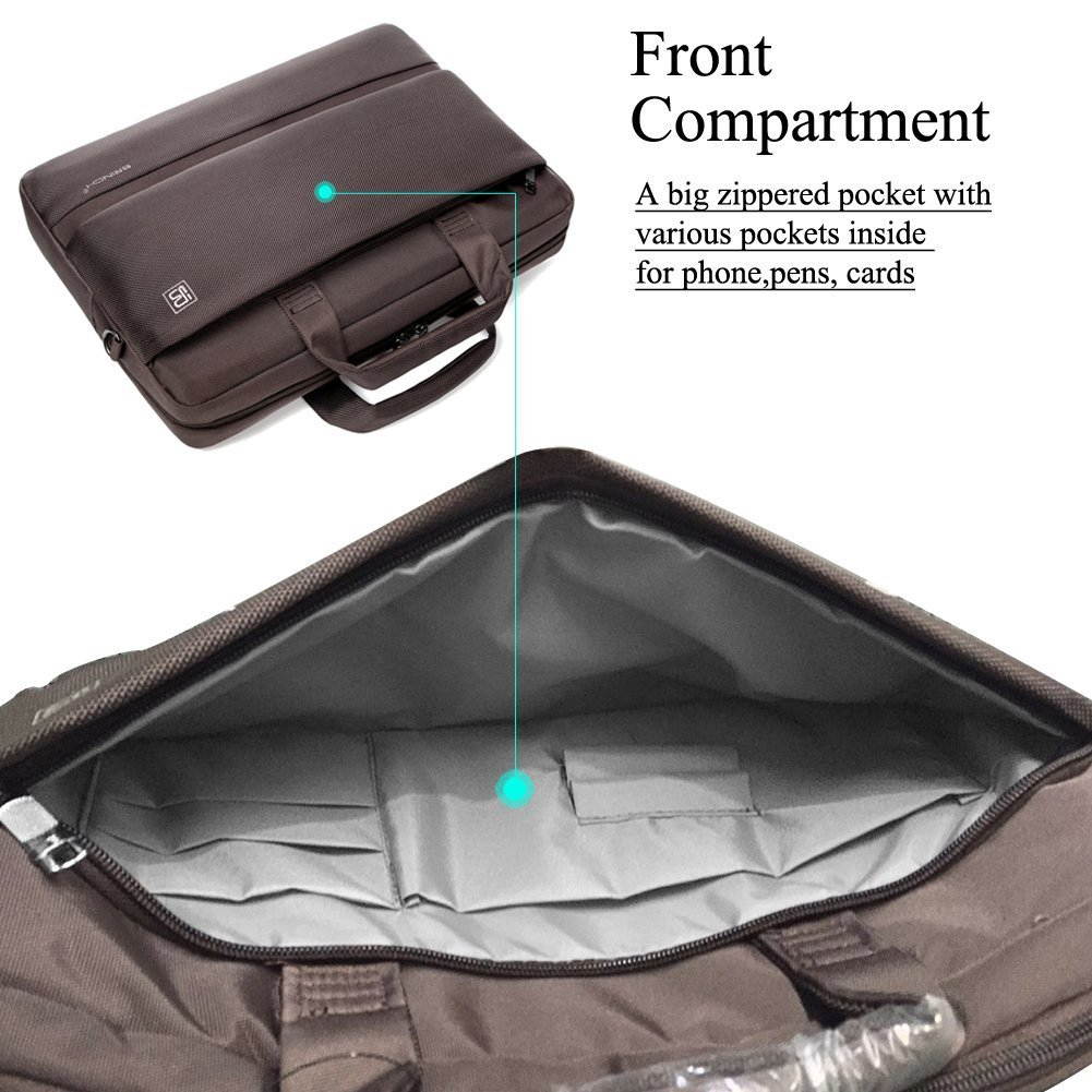 Wellhouse 15.6 Inch Laptop Bags, Business Shoulder Bags Handbags Carrying Bags Laptop Cases Notebook Cases with Suitcase/Luggage Back Belt For 15.6 inch HP Dell Sony Laptop Notebook Computer Macbook