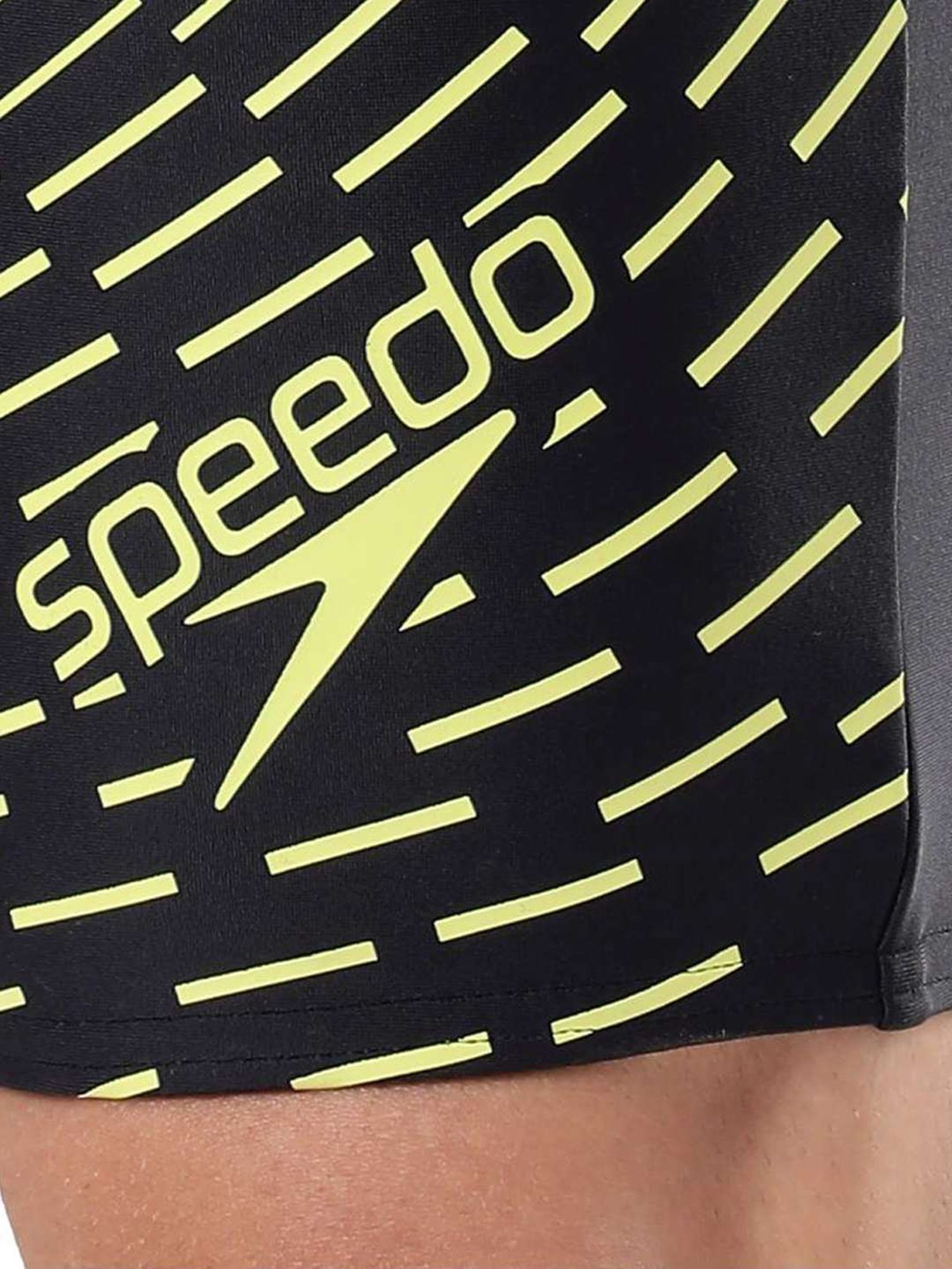 Speedo Dark Blue Regular Fit Printed Swim Shorts