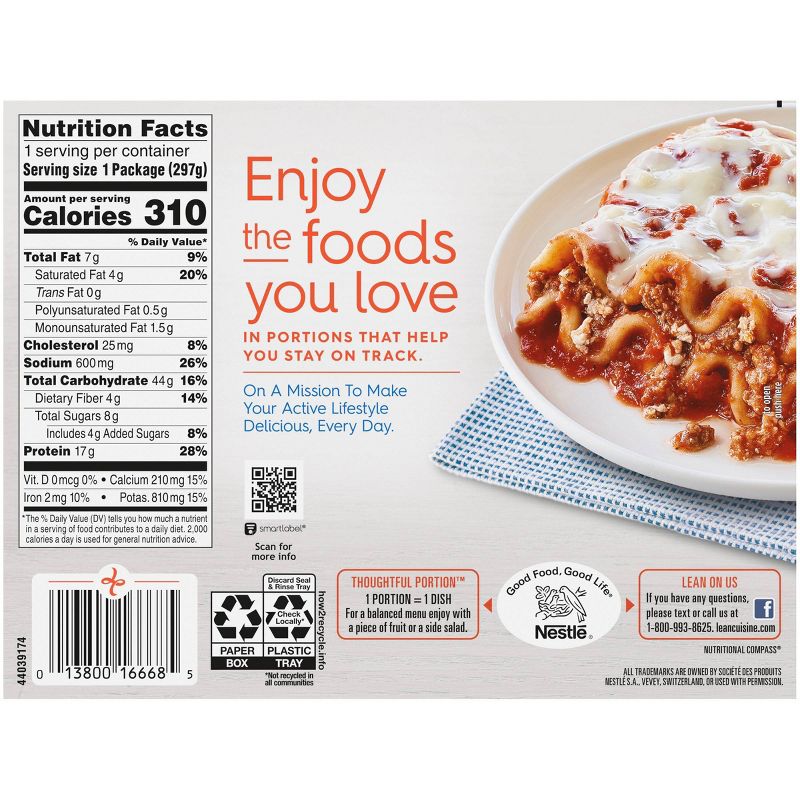 Lean Cuisine Frozen Lasagna with Meat Sauce - 10.5oz