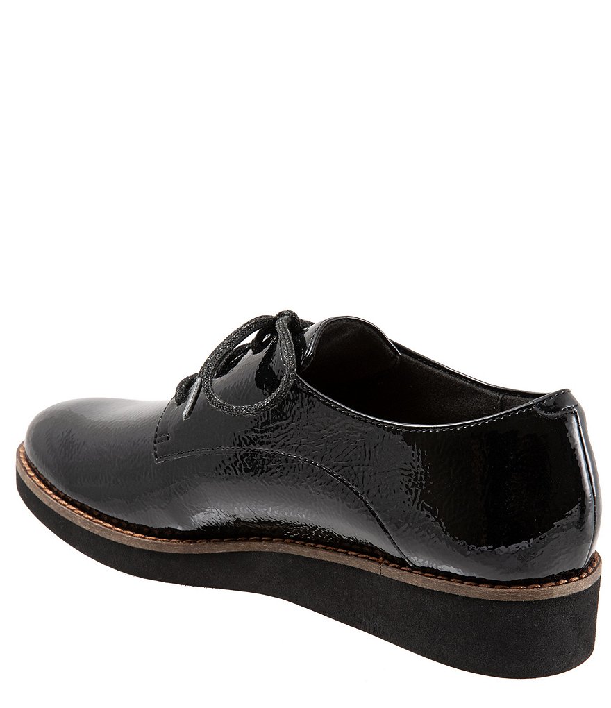 SoftWalk Willis Perforated Suede Platform Oxfords