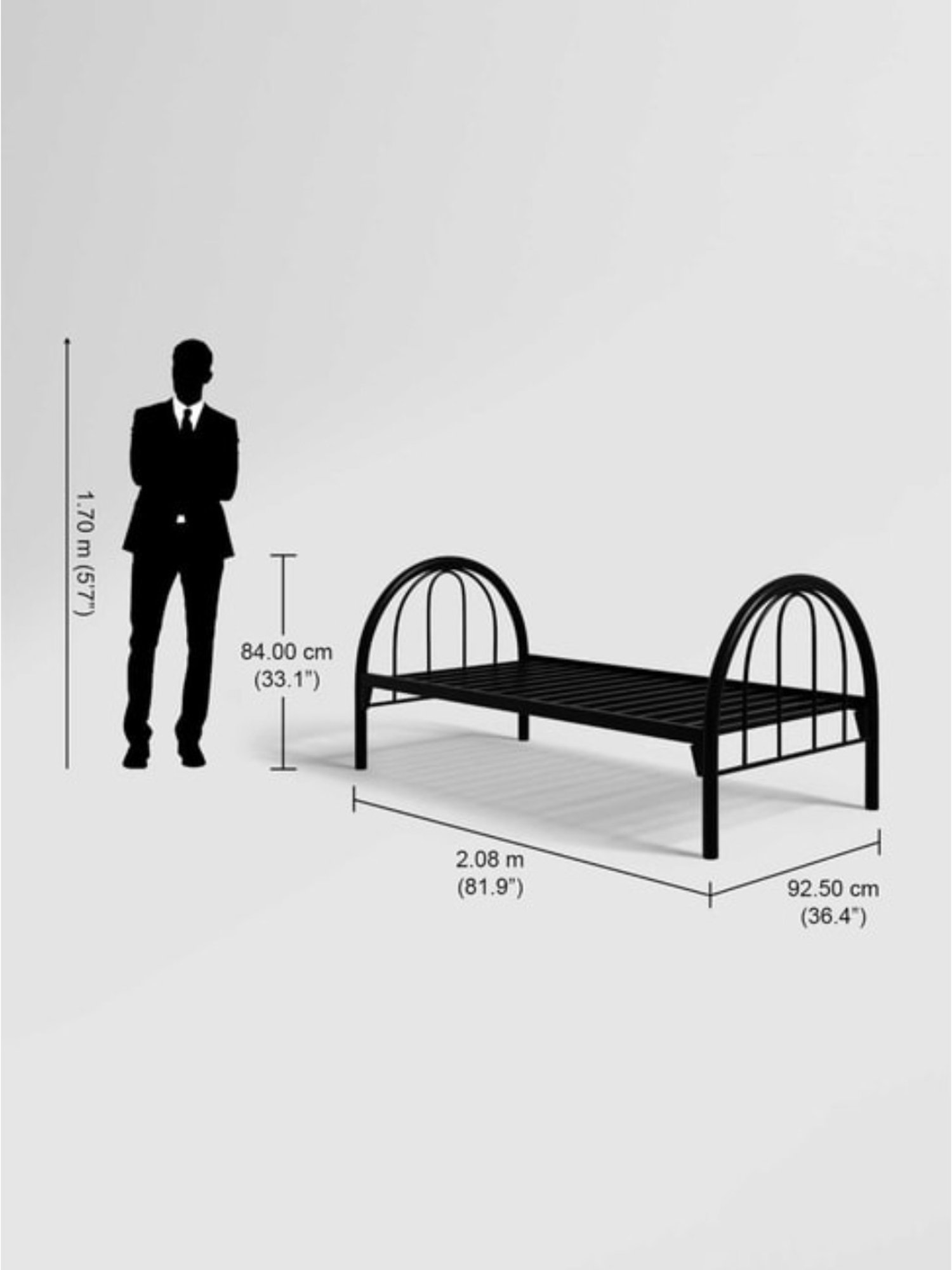 Nilkamal Riva Black Engineered Wood King Size Bed with Storage