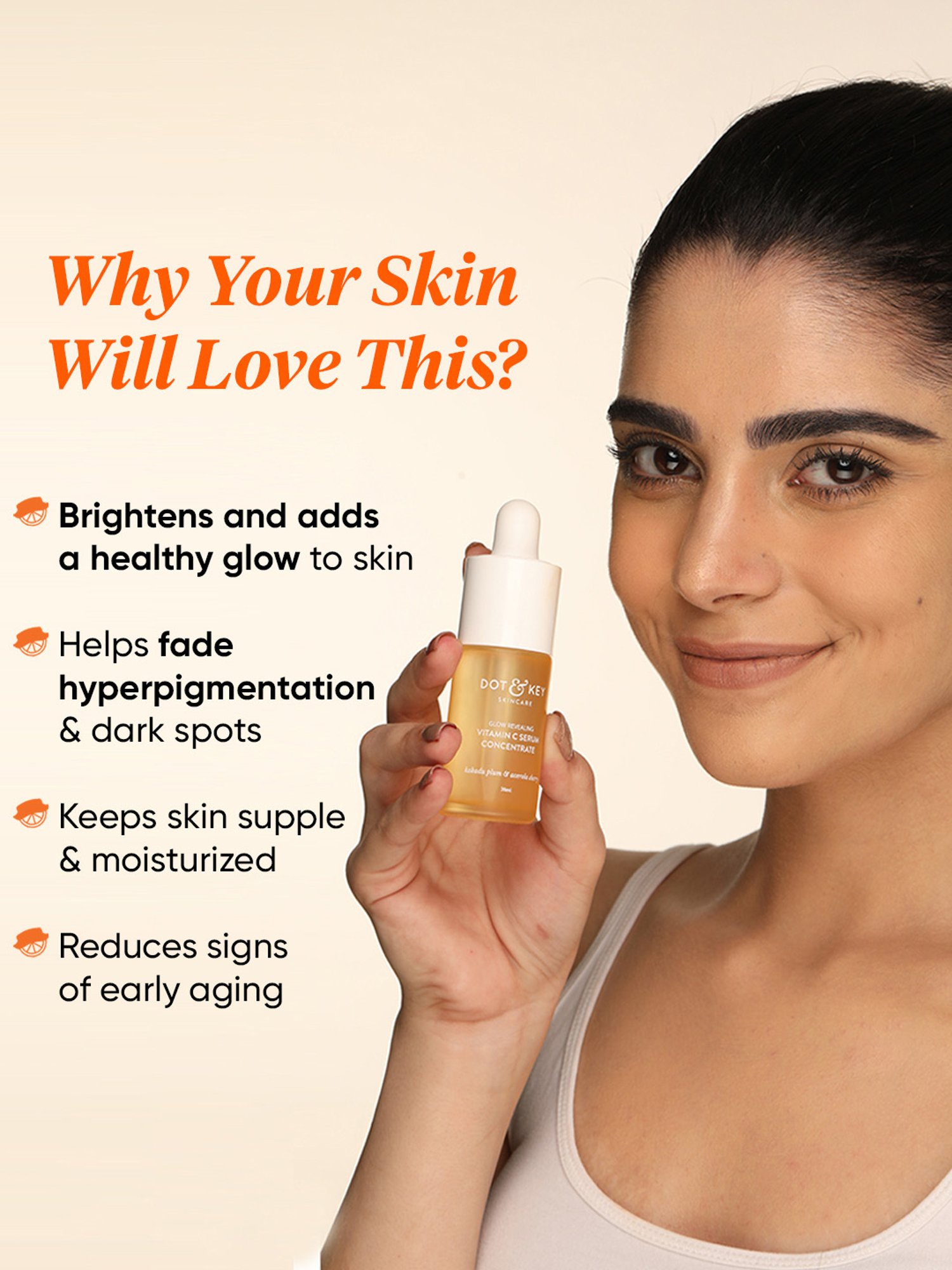 Dot & Key Glow Revealing Vitamin C Serum Concentrate - 30 ml