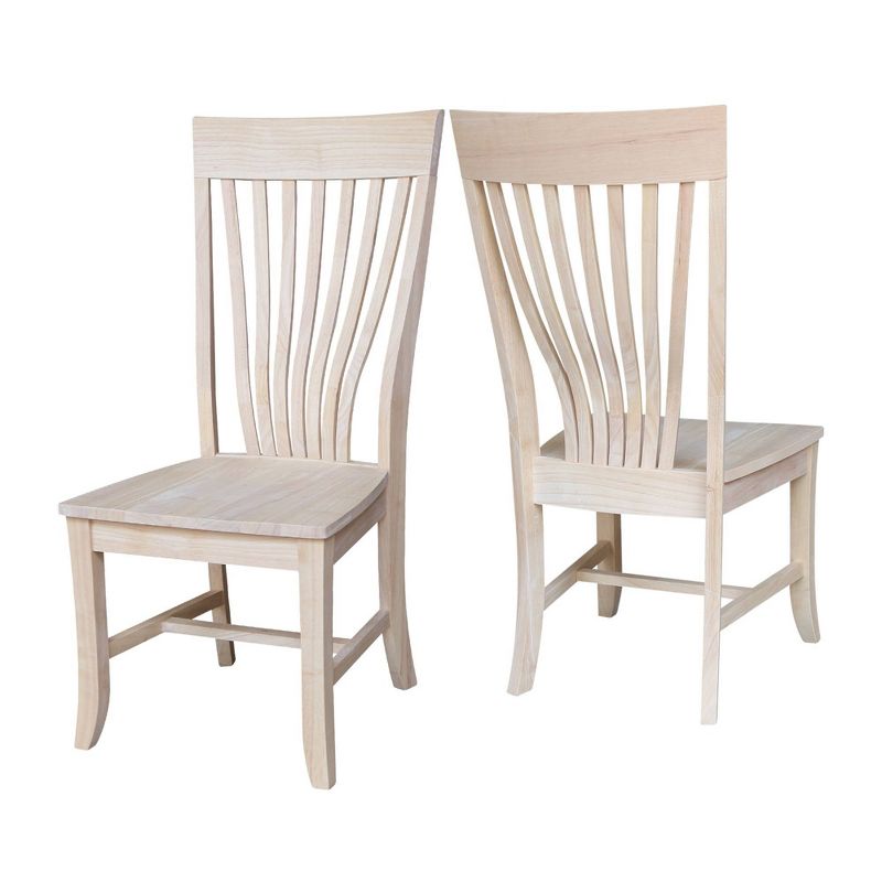 Set of 2 Amanda Dining Chairs Beige - International Concepts