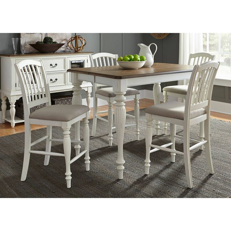 2pc Cumberland Creek Counter Height Barstool White - Liberty Furniture
