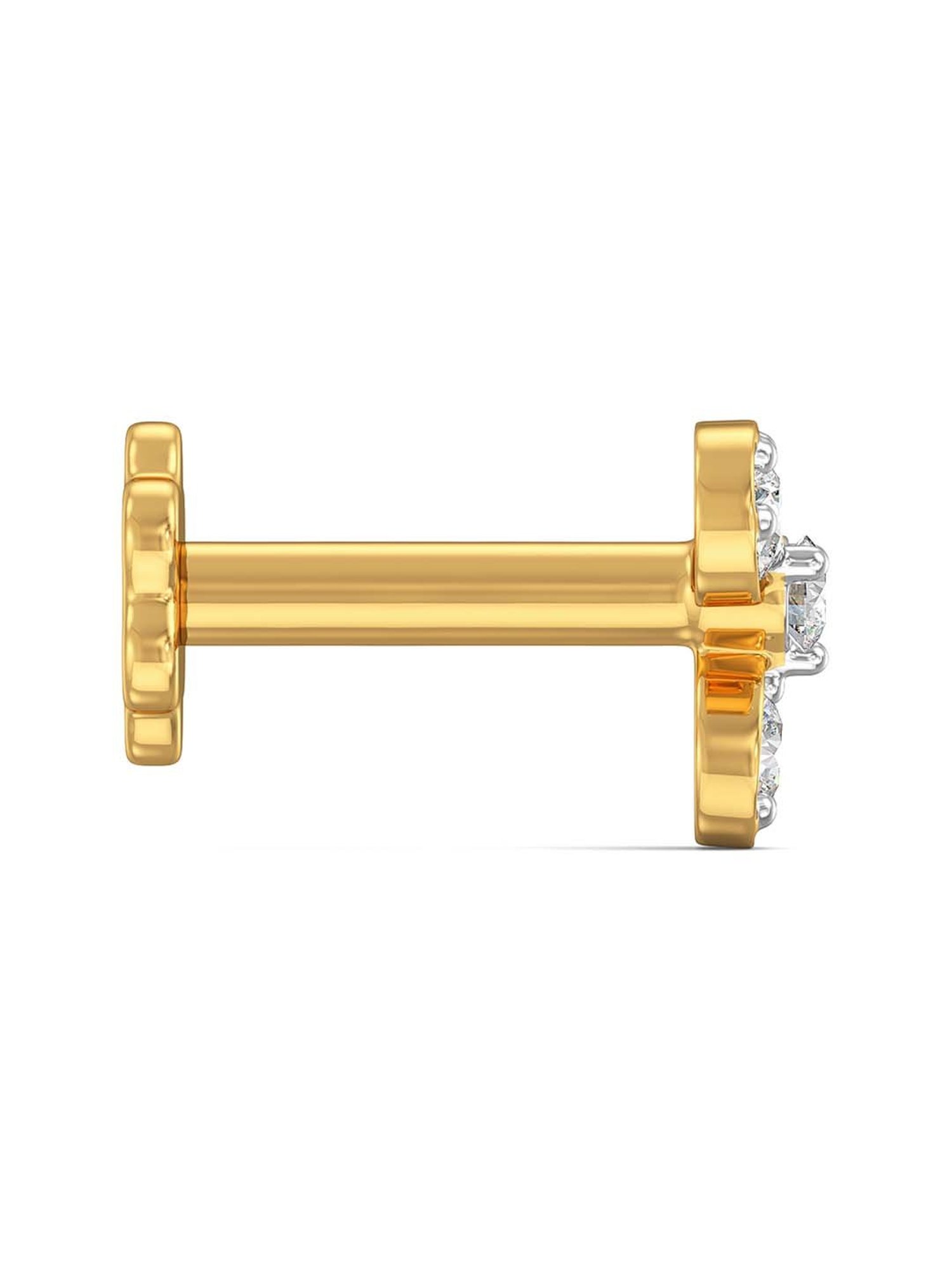 Joyalukkas 18k Gold & Diamond Nosepin