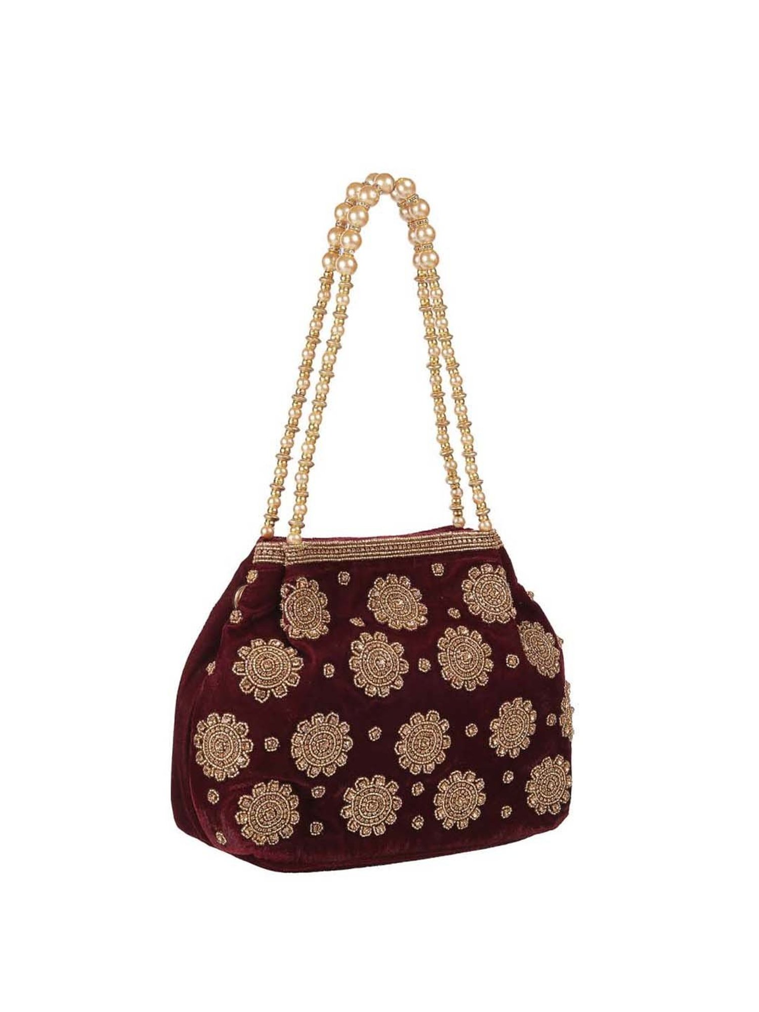 Call It Spring Silver Embellished Potli