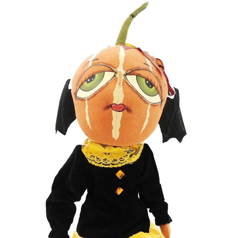 Joe Spencer Brandi Halloween Pumpkin Bat  -  Decorative Figurines