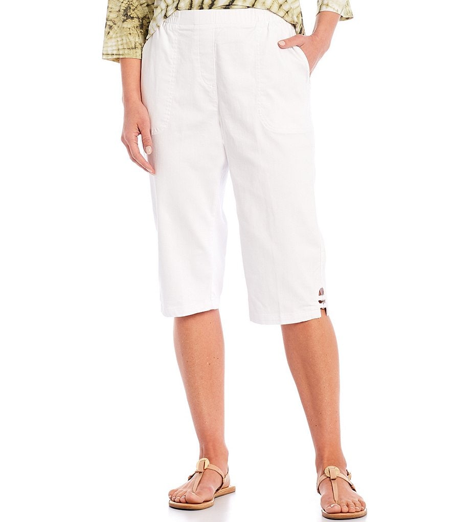 Allison Daley Petite Size True Navy Pull On Bermuda Shorts