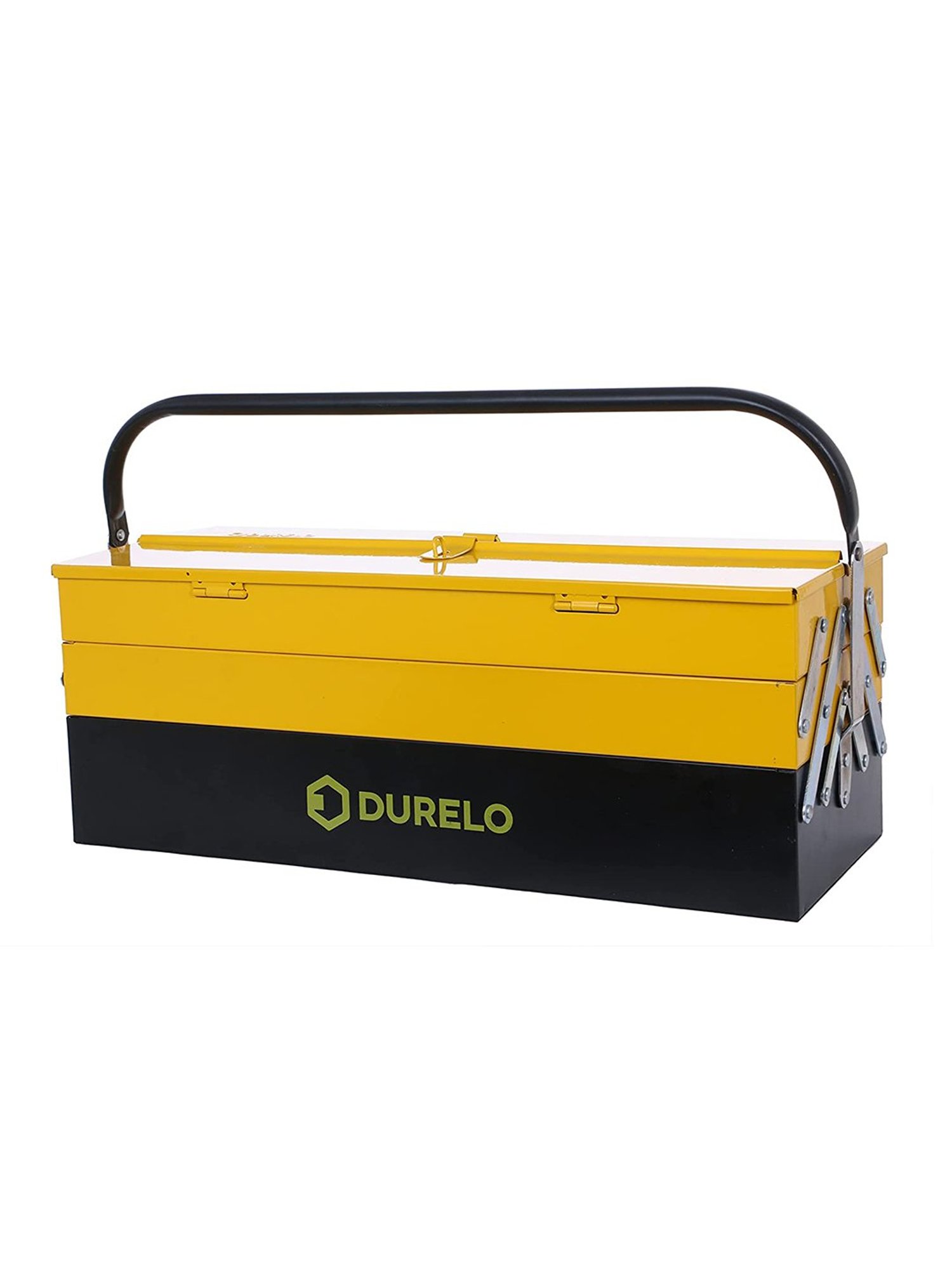 DURELO D33-17-5 Metal Tool Box (Yellow/Black)