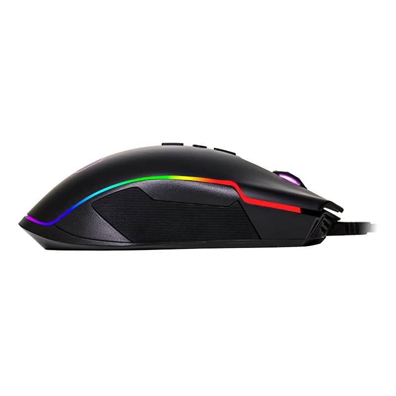 CM310 Gaming Mouse with Ambidextrous Grips 10000 DPI Optical Sensor and RGB Illumination