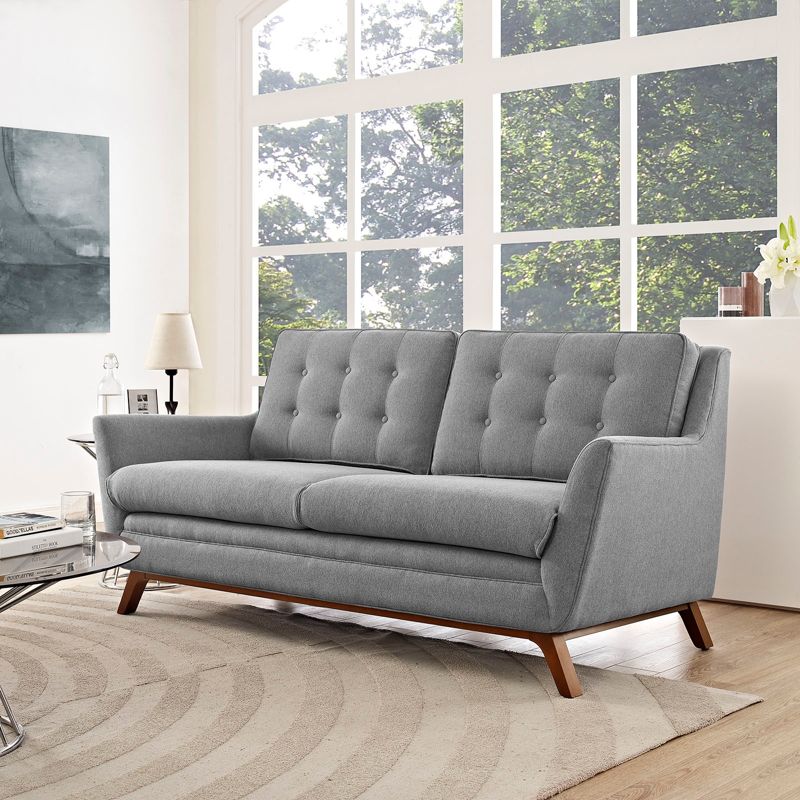Ali Upholstered Loveseat Dark Shadow Blue - HOMES: Inside + Out