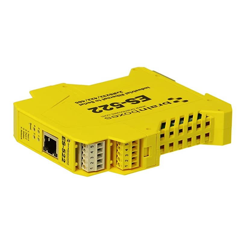 Device Server - 2 Ports - 10Mb LAN, 100Mb LAN, RS-232, RS-422, RS-485 (ES-522)