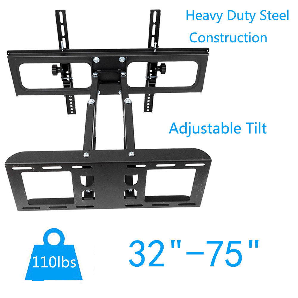 Full Motion TV Wall Mount VESA Bracket 32 50 55 60 65 70 75inch LED LCD Screen