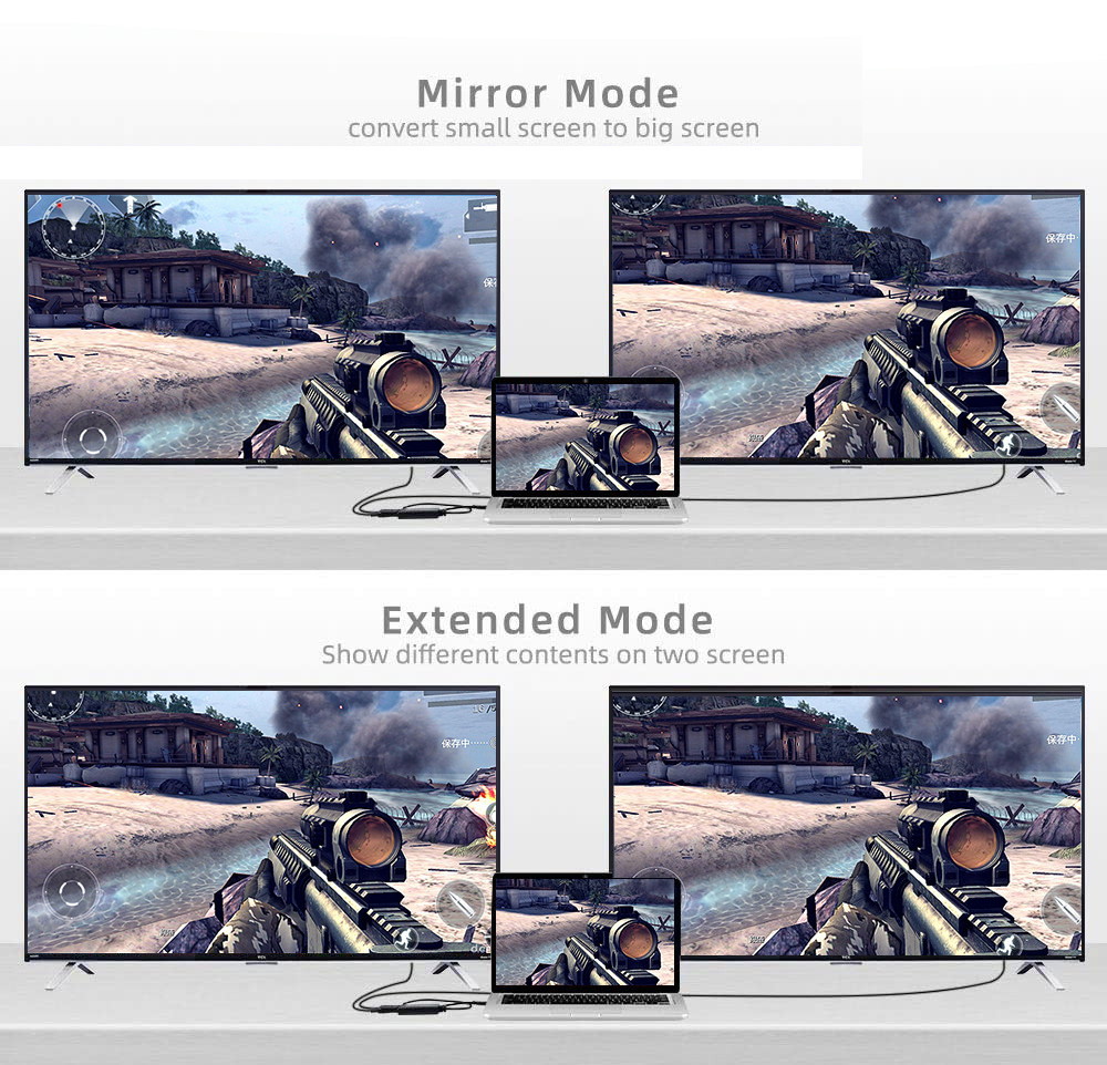 USB 3.0 to Dual HDMI Adapter,Compatible with Windows7/8/8.1/10,Compatible with ChromeBook,Compatible with MacBook,Support 3.5mm Jack Stereo Output,Can Expand 2 Different Display Screens.