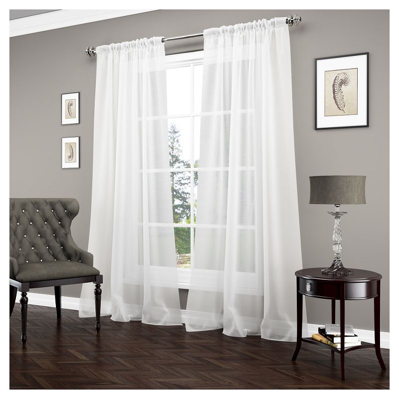 95"x52" Window Sheer White - Vue