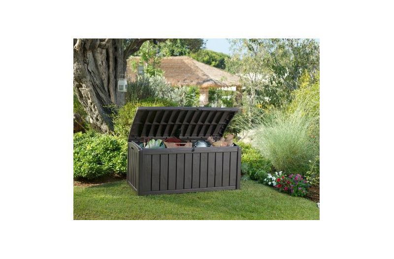 Glenwood 101 Gallon Outdoor Storage Box - Brown - Keter