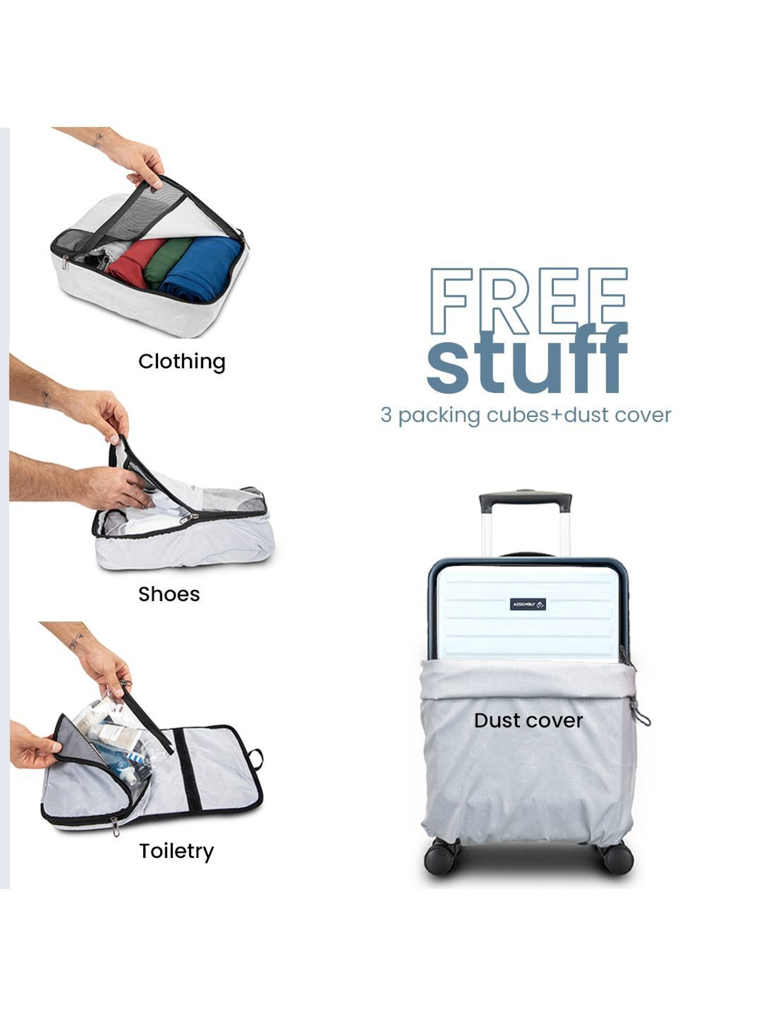 Perquisite Y2K Luxe Range Black Hard 20" Cabin Luggage