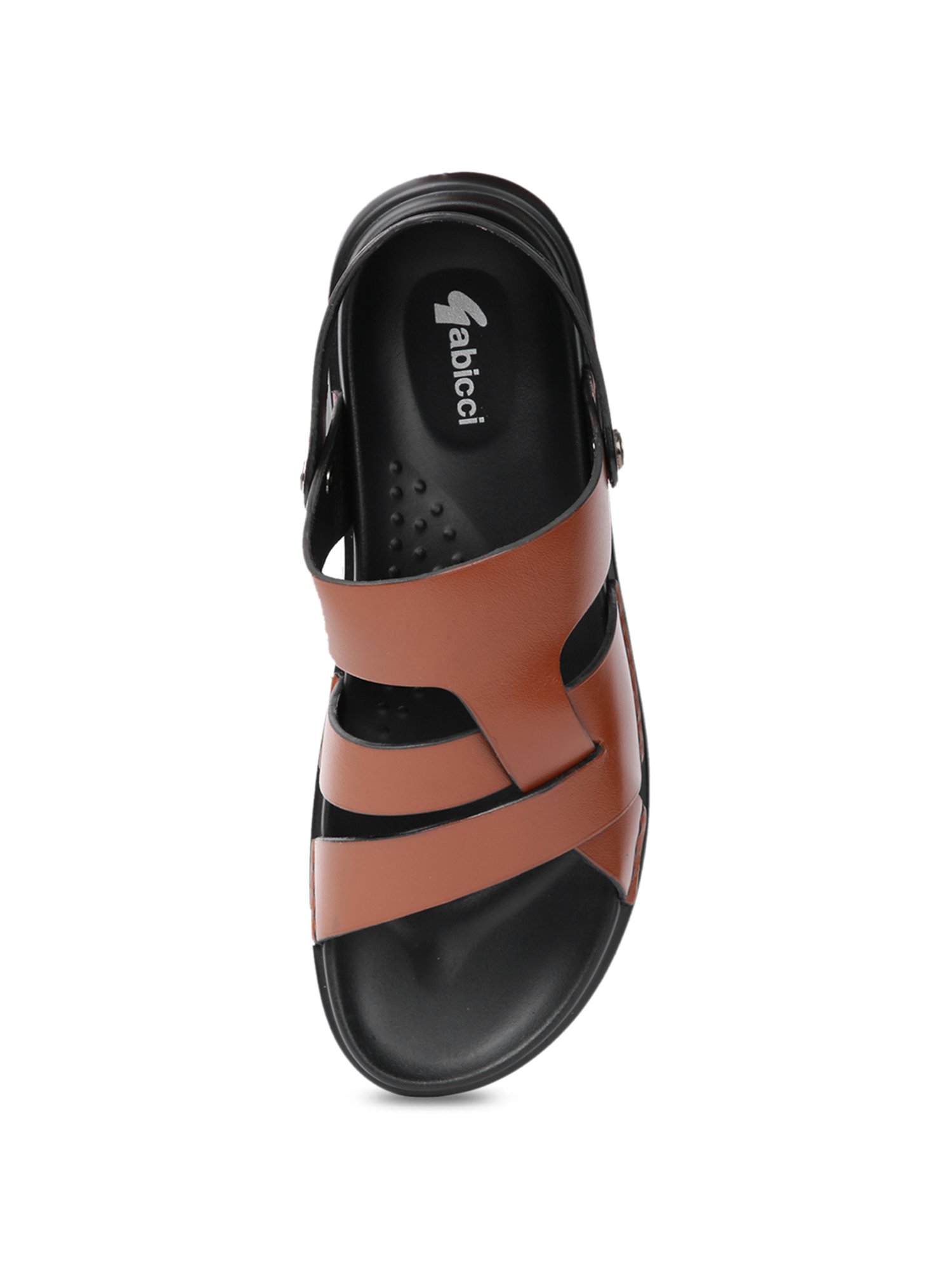 Gabicci Men's Romeo G Tan Back Strap Sandals