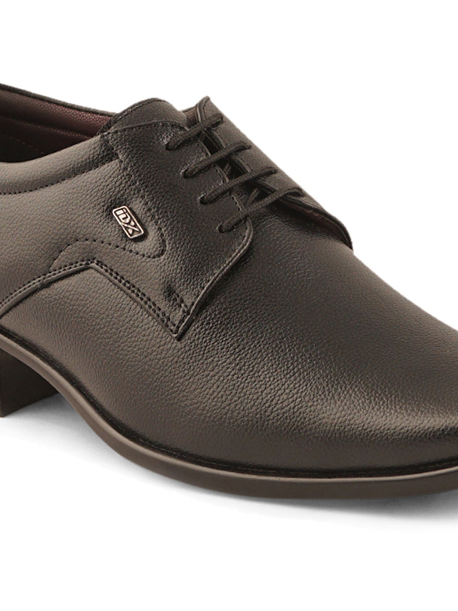 ID Men's Black Derby Shoes