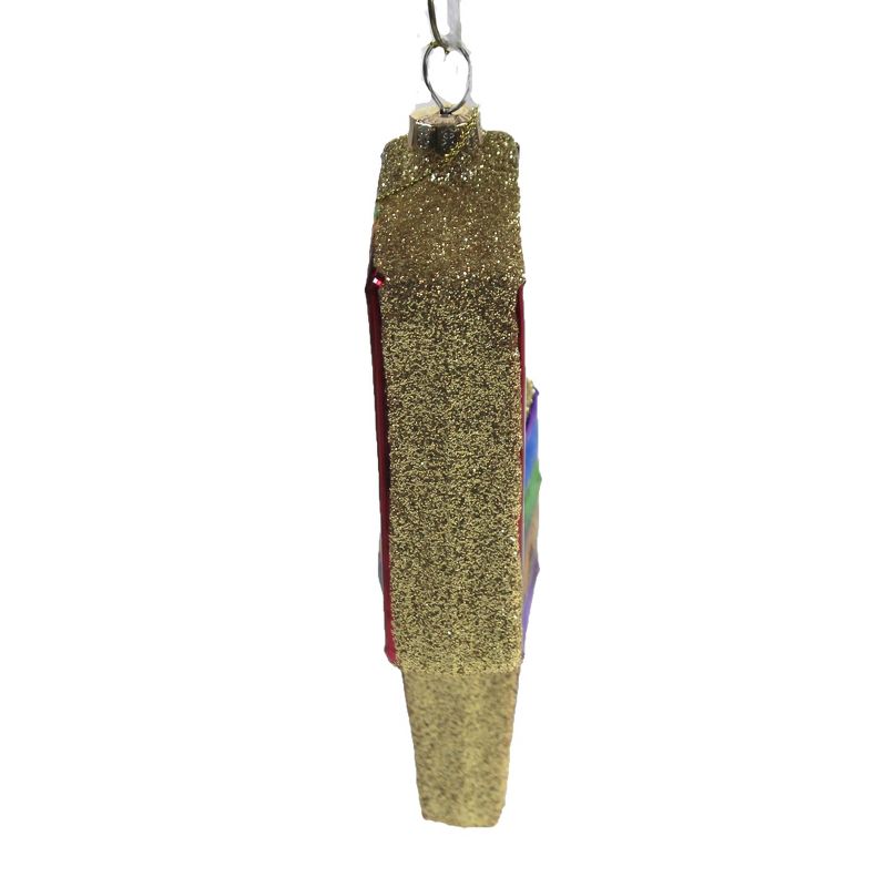 Holiday Ornament 4.75" Chroma Bolt Rainbow Gaga Lgbtq Pride  -  Tree Ornaments