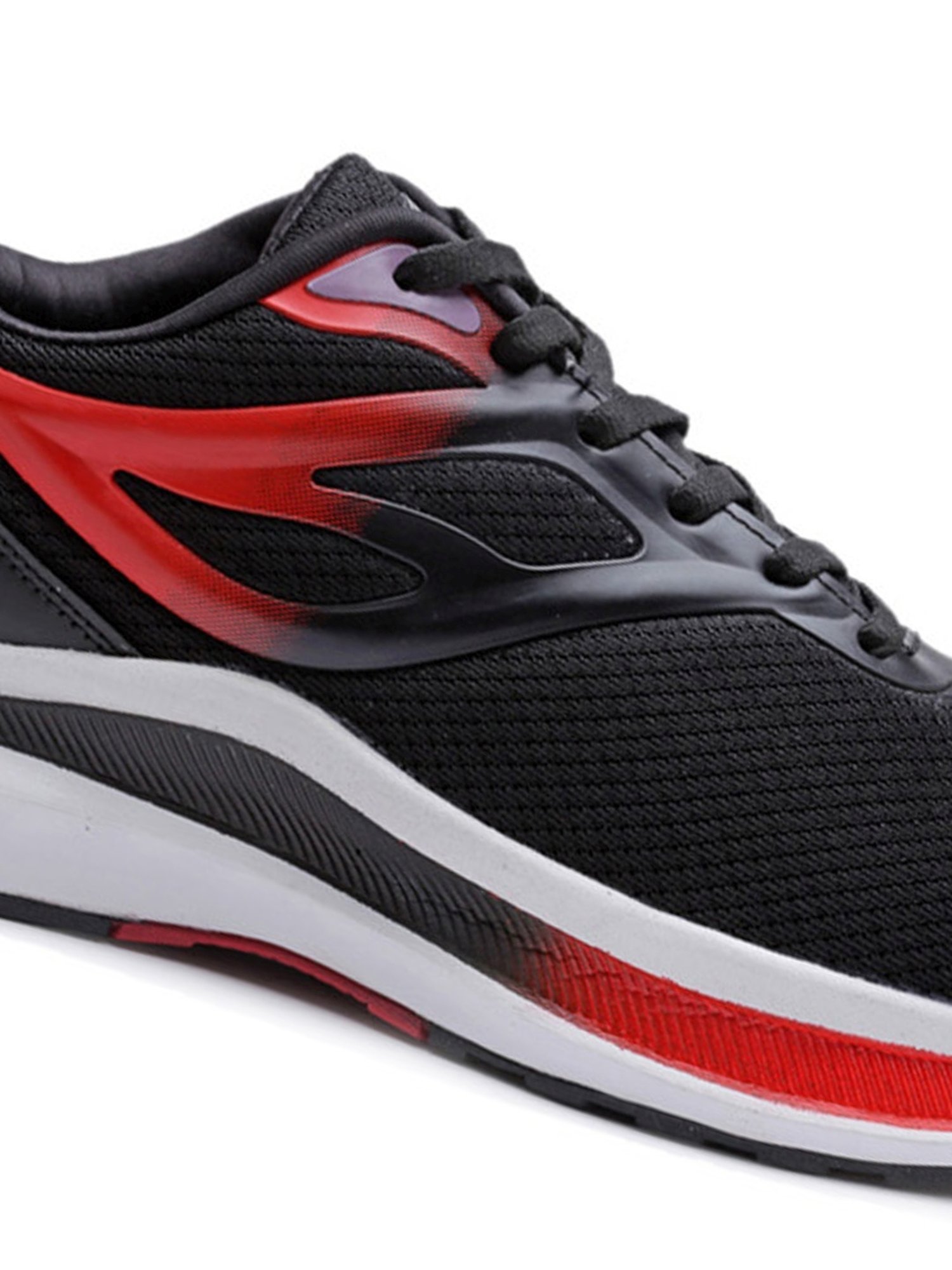 Action Men's Black Running Shoes